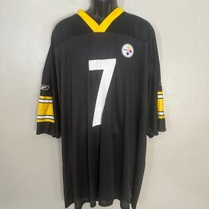 Pittsburgh Steelers #7 Ben Roethlisberger Jersey #XL Gently worn 100% nylon
